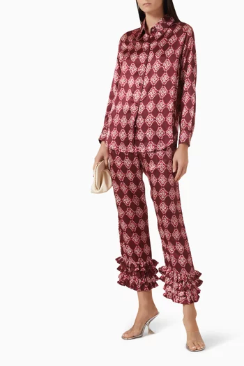 قميص فيرن حرير