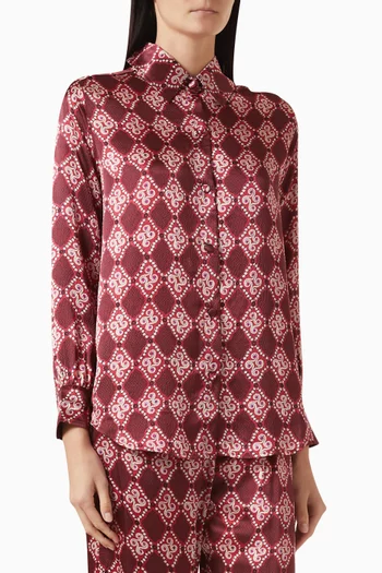 قميص فيرن حرير