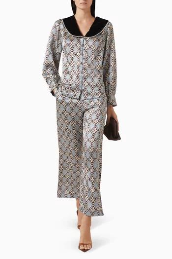 بلوزة صوفي مزيج حرير