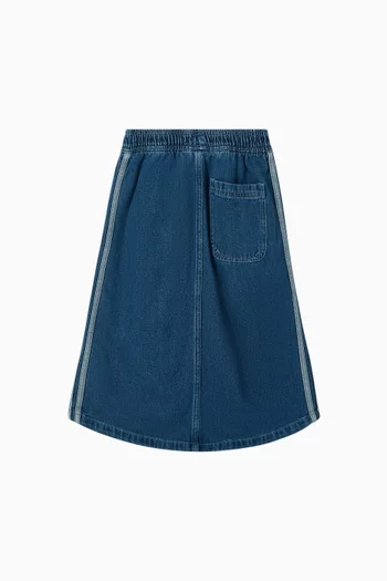 Midi Skirt in Denim