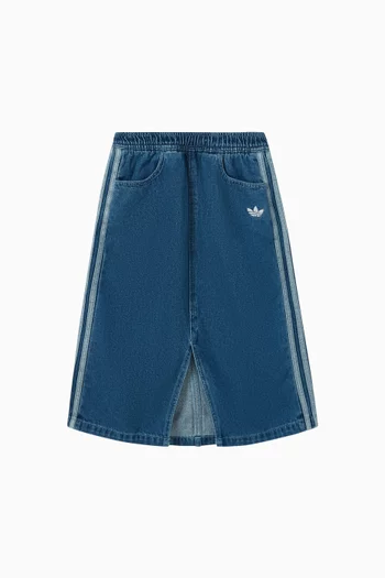Midi Skirt in Denim