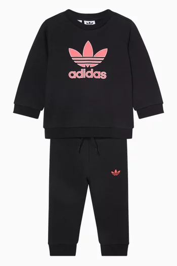 Logo Tracksuit Set in Cotton-terry