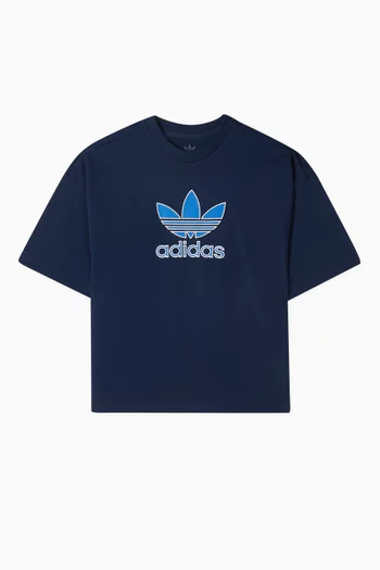 Trefoil Logo T-shirt in Cotton