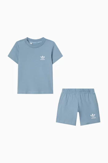 Logo-print T-shirt & Shorts Set