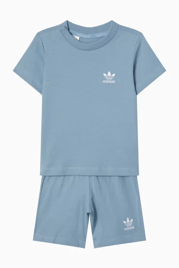 Logo-print T-shirt & Shorts Set