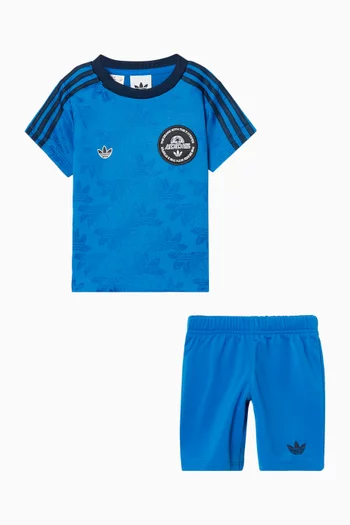 Stripes T-shirt & Shorts Set