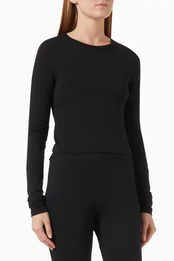 Crop Baby T-shirt in Cotton Blend
