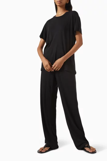 بنطال بيجاما مزيج قطن