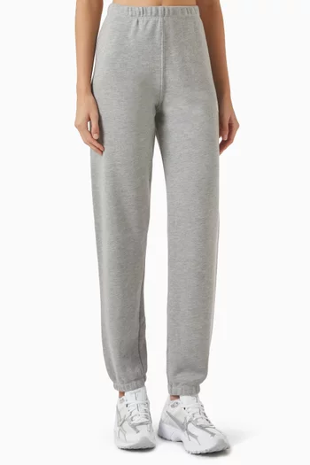 بنطال رياضي بتصميم كلاسيكي فرنش تيري