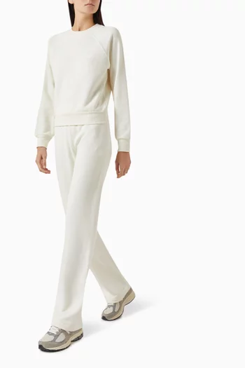 Straight-leg Sweatpants in French Terry