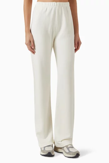Straight-leg Sweatpants in French Terry