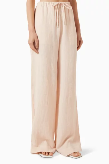 بلوزة كونستانس قطن بارز الملمس