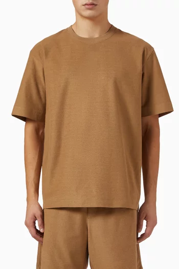 Relaxed T-shirt in Terry Cotton