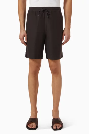 Drawstring Shorts in Terry Cotton