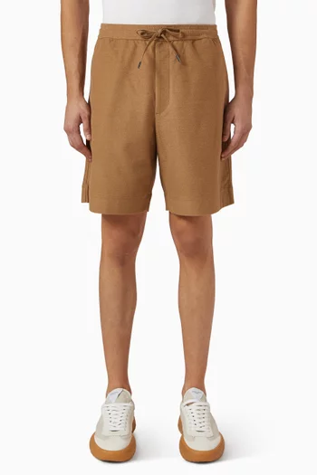 Drawstring Shorts in Terry Cotton