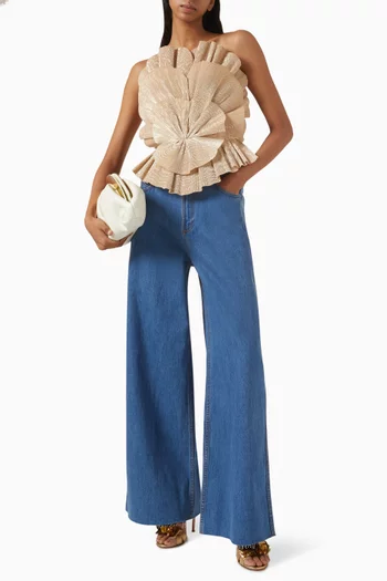 Kyra Frill Bustier Top