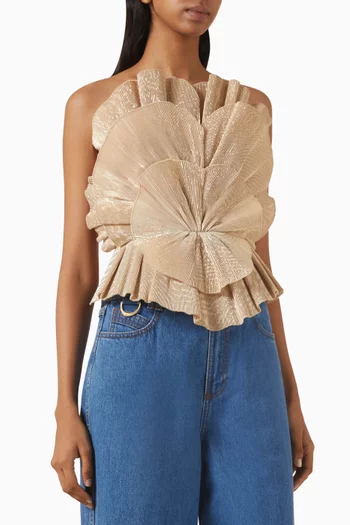 Kyra Frill Bustier Top