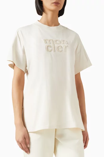 تي شيرت بشعار الماركة ودب تيدي قطن