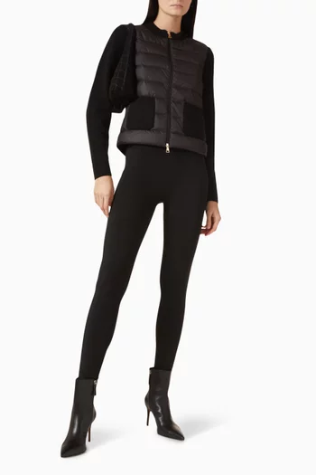 كارديغان مبطّن بسحّاب صوف