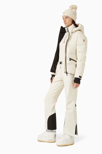 جاكيت تزلج توليما بغطاء رأس مبطن بالزغب