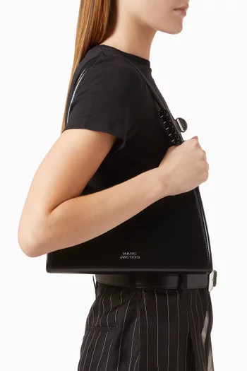 The Glam Claw Clip Shoulder Bag in Leather