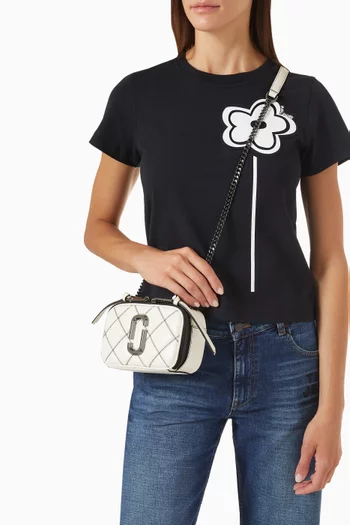 The Quilted Softshot Crossbody Bag in Leather