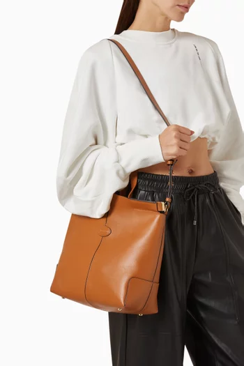 حقيبة يد دي فوليو صغيرة جلد