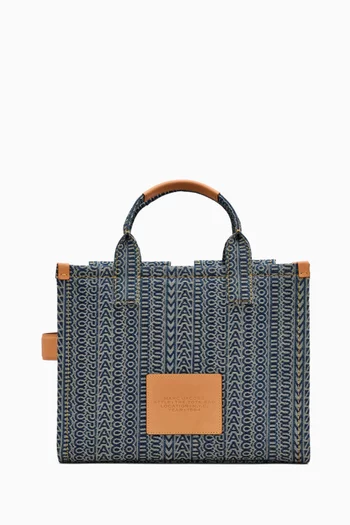 The Medium Cargo Bag in Monogram Denim