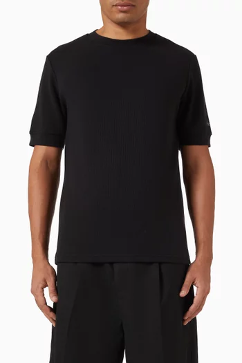 Fitted T-shirt in Cotton Jersey