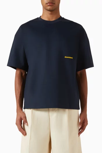 Box T-shirt in Cotton Jersey