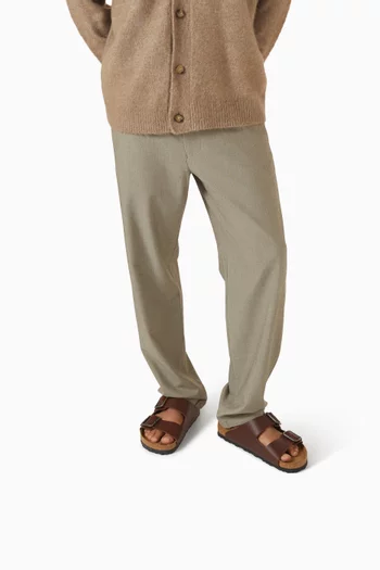 Arizona WB Sandals in Natural Leather