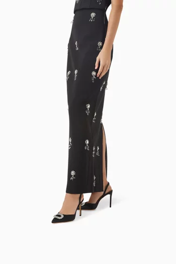 Kyra 100 Slingback Pumps in Satin