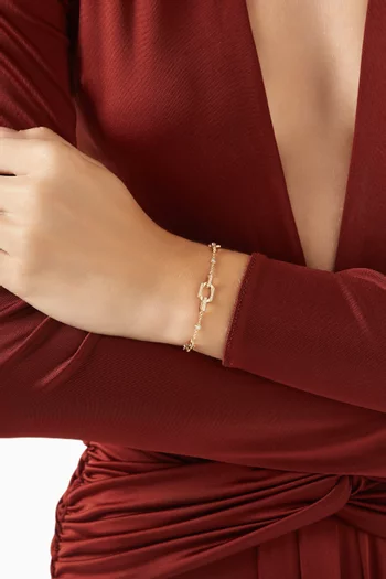 Links Diamond Bracelet in 18kt Gold