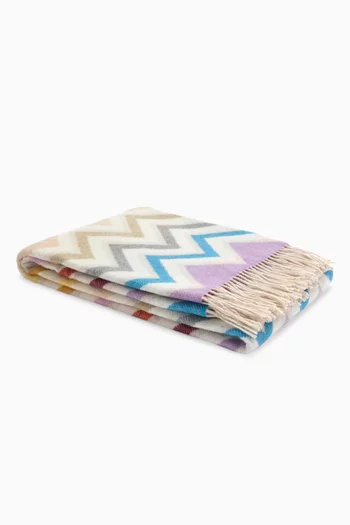 Watamu Throw in Wool-blend