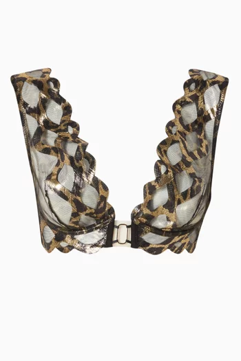 حمالة صدر بيكيني كيرا بسلك وفتحة رقبة عميقة