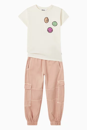 Aliki Cargo Sweatpants in Organic Cotton Twill