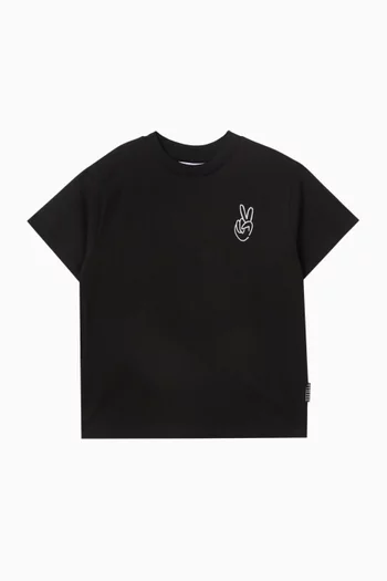 Graphic Print T-shirt in Cotton