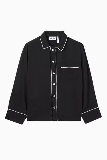 Rachelle Pyjama Shirt in Viscose