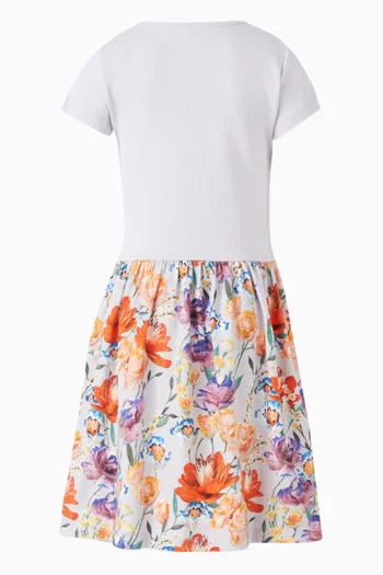 Cissa Floral-print Dress in Organic Cotton