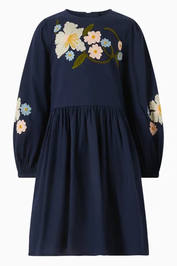 Camma Floral Dress in Cotton