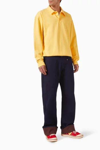 Rugby Polo Shirt in Cotton