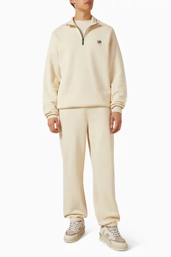 Felipe Patch Sweatpants in Cotton-jersey