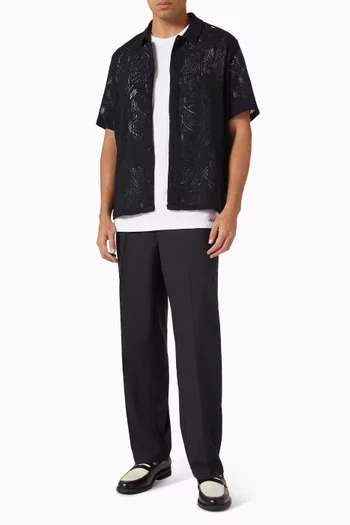 Hector Lace Shirt in Cotton-blend