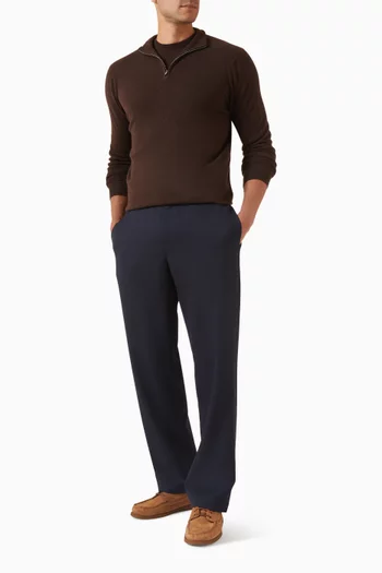 Half-zip Sweater in Cashmere