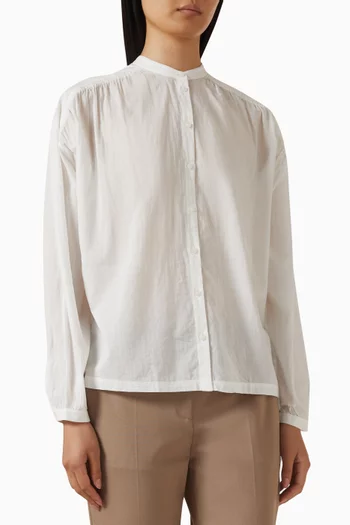 Relaxed-fit Blouse in Cotton-voile