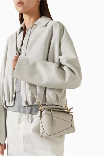 Mini Puzzle Edge Bag in Classic Calfskin