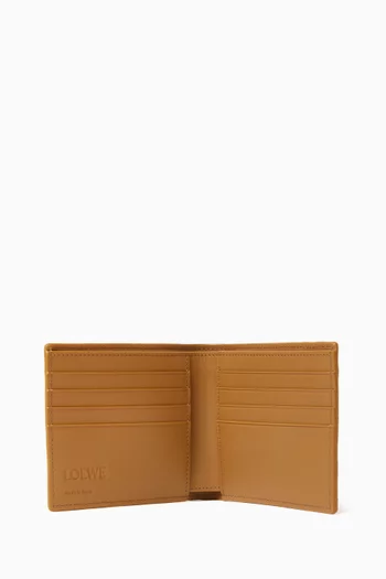 Puzzle Edge Bifold Wallet in Pebbled Calfskin