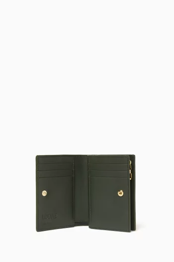 Landscape Compact Wallet in Nappa Calfskin