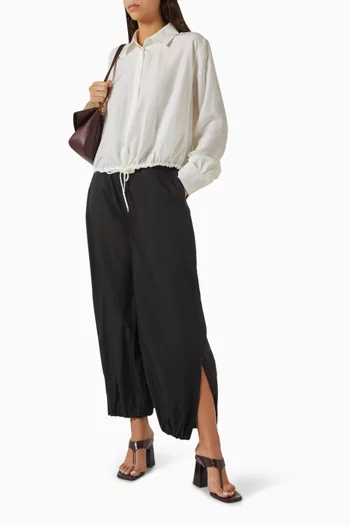 Barrel Pants in Cotton