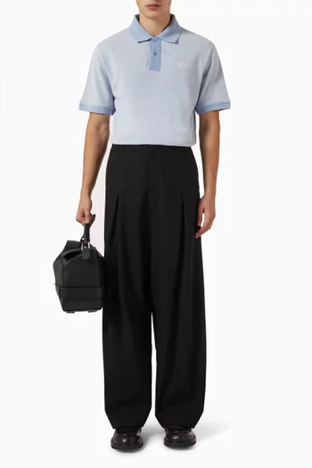 تي شيرت بولو بشعار الماركة قطن